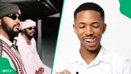 Mzansi reacts as Lasizwe recreates Major League DJz lavish workout: "Stop this challenge already"