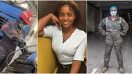 Gorgeous female technician inspires many with her job, shares cute work photos