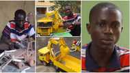17-Year-old boy creates remote-controlled excavator prototype using wood and aluminium