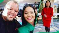 Zanele Mbokazi's husband Bishop Mpendulo Nkambule speaks following a successful prayer session