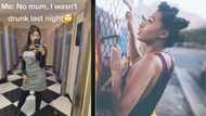 TikTok of woman jumping over gate after hectic night of partying has Mzansi howling