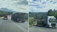 Truck driver wrongfully praised for driving skills in video, turns out he was reckless