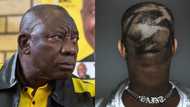 'The Cleaner' gives Ramaphosa the Ye hairstyle, Mzansi can't breathe: "Vayolentsi"