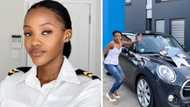 Woman pilot proudly Shows off accomplishments in video, flexes new car and crib, Mzansi applauds success