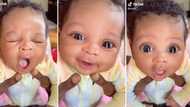 Video of beautiful baby with big brown eyes smelts hearts, racks up over 280k views on social media