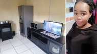 "Great achievement": Lady shows off 1-room after moving home with nearly nothing