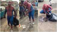 Young man dresses like Spiderman and goes around cleaning streets, video shows people enthralled