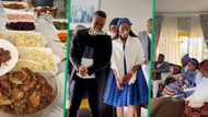 Woman's TikTok video to give Mzansi a glimpse of lobola day goes viral, stunning SA couple captivates netizens