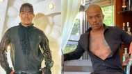Somizi jokes about being Kim Kardashian and Kanye West's domestic worker in lux outfit