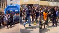 Young man 'steals' from people's pockets & bags, they pursue him in prank video, Nigerians laugh