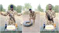 Soldier on Duty Marks Birthday with Bread, Biscuits, Calls for Prayer