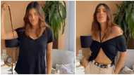 The power of a string: Fashion enthusiast transforms boring black shirt into trendy top in video