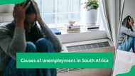 What are the main causes of unemployment in South Africa in 2024?