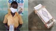 Evans Mensah: Boy, 13, builds own car with phone board and T&J scraps