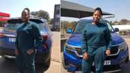 Lady, 24 celebrates success after buying 1st house & property, SA super ecstatic