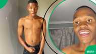 “Denial is a river in Egypt”: SA questions Mzansi gent wearing full facebeat to take girlfriend on date