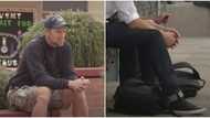 After finding an abandoned bag with close to R50k and a laptop inside it, homeless man makes hard decision