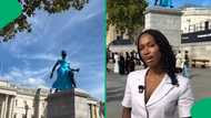 “No way, man”: Lady in Blue sculpture at London’s Trafalgar Square divides the internet