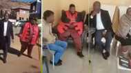 Woman interrupts hubby's secret lobola meeting, videos spark massive reactions