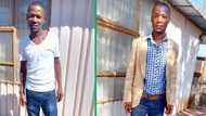 Man shows off well-organised and neat mkhukhu, Mzansi impressed: "Nice one"