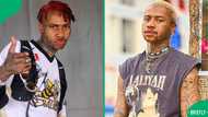 Fans react to 'BBMzansi' star Themba Broly without signature face tattoos: "He decided to grow up"