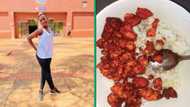 University of Venda woman shares meals as broke student in TikTok video, SA heartbroken: "Where can I donate?"