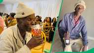 "Best grandpa in SA": Video captures KwaZulu-Natal man thirsty for booze at event, SA entertained