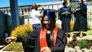 Proud lady celebrates graduating after 1st uni experience went wrong