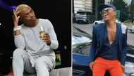 Somizi Mhlongo toasts Cassper Nyovest, Pearl Thusi, DJ Zinhle & Kelly Khumalo's alcohol brands in cute clip