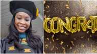 Brilliant black lady graduates with PhD from Towson university at age 24, social media users celebrate