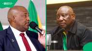 Gayton McKenzie reacts as Cyril Ramaphosa hits back against calls within ANC to step down