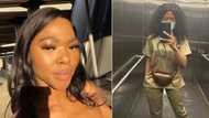 Stunning young doc shares photo in her favourite scrubs, leaves Mzansi drooling