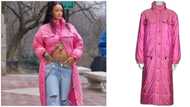 Vintage and expensive: Rihanna dons R163k pink designer coat in pregnancy reveal photos