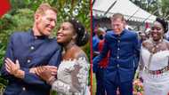 Interracial couple marry in posh garden wedding: “I’m very excited”