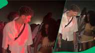 White man syncs with black woman's amapiano moves at Afronation in TikTok video
