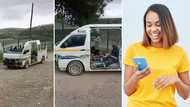 Viral video of wrecked and dismantled taxi on the road leaves Mzansi in a humour frenzy