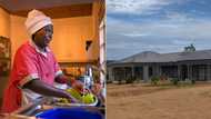 Advocate builds dream house for domestic worker mom after she worked years as breadwinner to support him