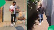 SA man went viral for proudly returning to his shack with Edgars and Woolies bags, touched Mzansi's heart