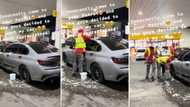 Appreciative man shares how petrol attendants offered to wash his whip after filling up, Mzansi left in awe