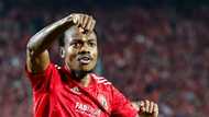 Bafana Bafana forward Percy Tau refutes Mamelodi Sundowns move rumours, still contracted to Al Ahly