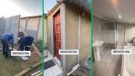 Builders construct free bathroom for loyal customer in 7 days, stunning project has SA impressed