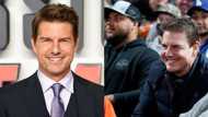 Tom Cruise spotted looking unrecognisable while attending baseball game with son