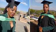 Babe shares news of accounting graduation from Unisa online, has SA peeps wowed