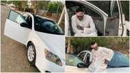The hustle pays off: Young man flexes his 1st new car, generates heat online