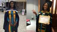 Lady graduates as overall best student from Central University; inspires many with photos