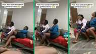 Uncle's girlfriend's awkward affection leaves granny annoyed in TikTok video, SA in stitches