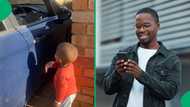 Video captures cute moment, toddler pretends to be car guard: "Cocomelon melted my heart"