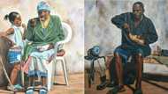 "So relatable": Artist wows with portraits of everyday people, Mzansi impressed