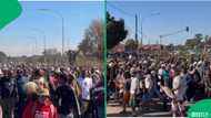 “We won’t back down”: Ramaphosa ignored as Boksburg protesters march against foreign workers