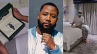 "She's used to it": Cassper surprises baby mama with Rolex, SA says she's too chill